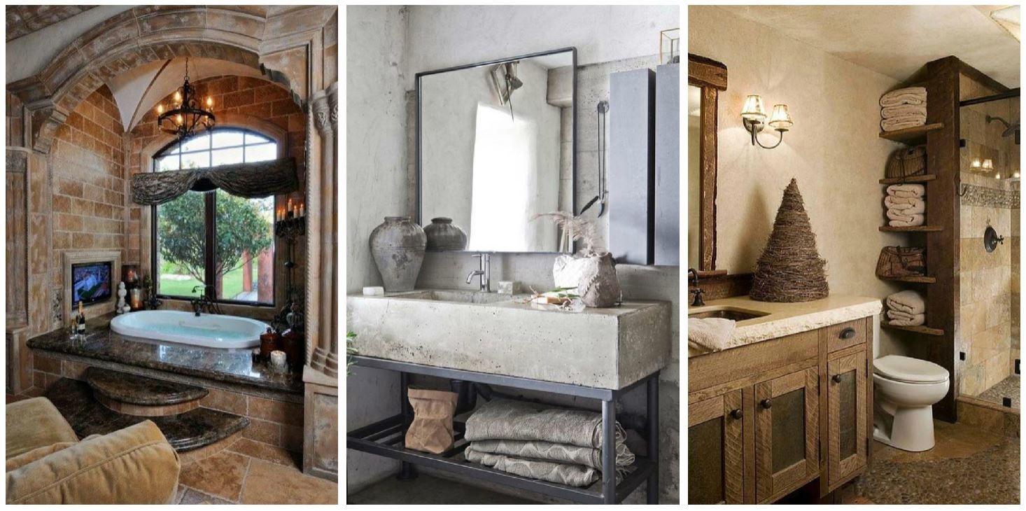 Nézd meg a legkülönlegesebb rusztikus stílusú fürdőszobákat! 