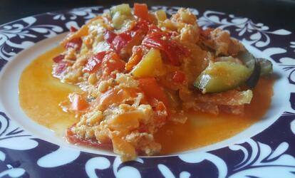 Így készül a hús nélküli lecsó! Isteni vegán vagy vegetáriánus étel! Hús nélküli, vegetáriánus avagy vegán lecsó