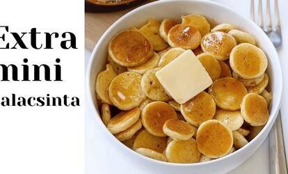 A legnépszerűbb extra mini palacsinta recept! Gyors snack ötlet: Készítsd el az extra mini palacsinta receptjét!