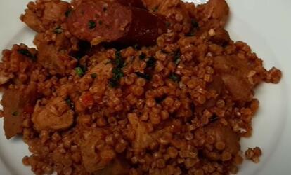 Tarhonyás hús recept Menzás tarhonyás hús