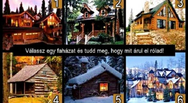 Válassz egy faházat és nézd meg, mit árul el rólad! Elárul rólad sok mindent ez a faház