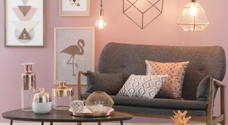 Romantikus hangulat rose gold lakás kiegészítőkkel Varázslatos rose gold kiegészítők