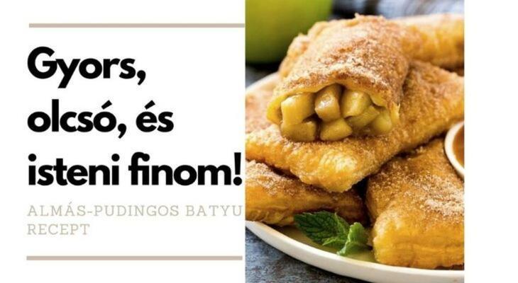 Gyors sütemény receptre lenne szükséged? Íme a finom almás-pudingos batyu! Egyszerű és gyors recept: Almás-pudingos batyu készítése házilag