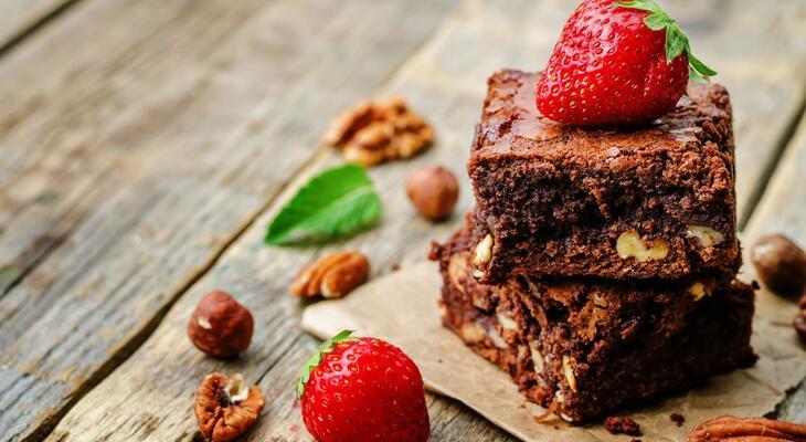 Isteni diétás banános brownie, csupán 30 perc alatt Diétás brownie banánnal 30 perc alatt