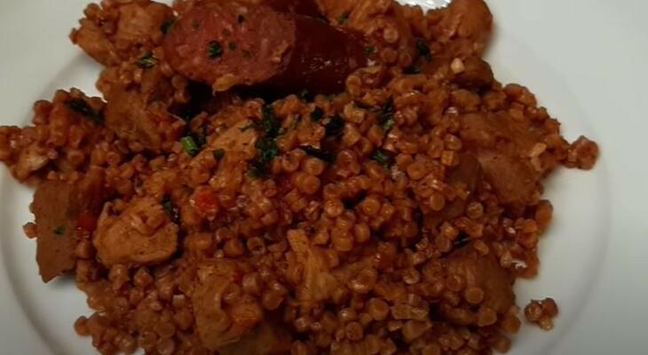 Tarhonyás hús recept Menzás tarhonyás hús