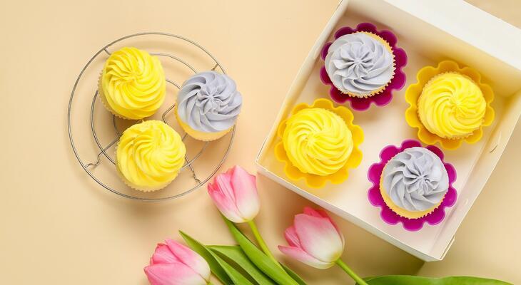 Tavaszi cupcake inspiráció Tavaszi cupcake recept