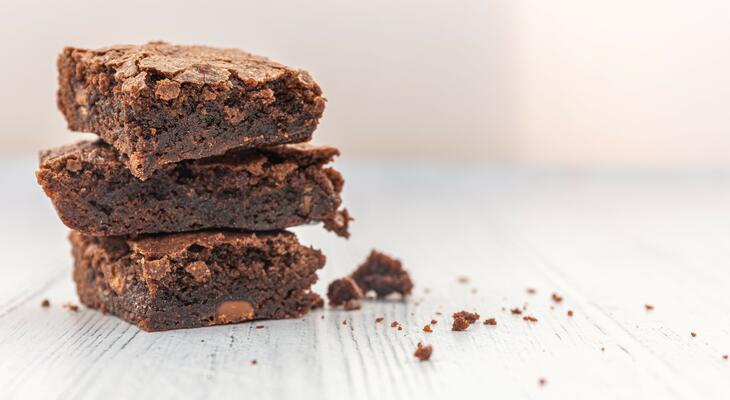 Isteni diétás banános brownie, csupán 30 perc alatt Diétás brownie banánnal 30 perc alatt