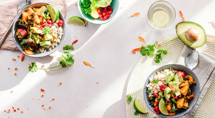 Buddha-tál alapanyagai, recepttel Egészséges Buddha-tál recept