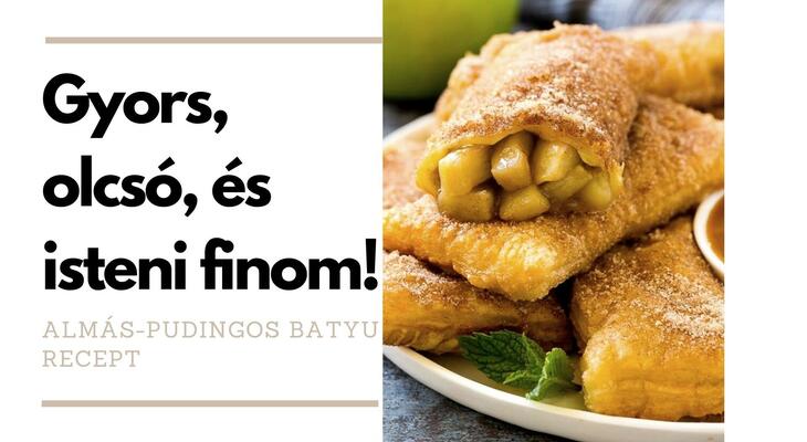 Gyors sütemény receptre lenne szükséged? Íme a finom almás-pudingos batyu! Egyszerű és gyors recept: Almás-pudingos batyu készítése házilag