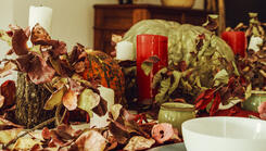 őszi asztali dekoráció hibák