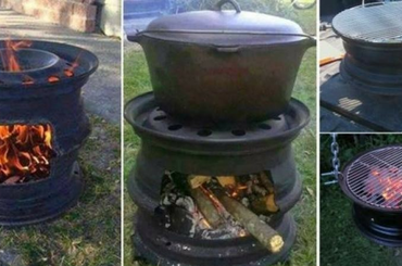 Két régi autó felniből készíthetsz villámgyorsan kerti sütögetőt