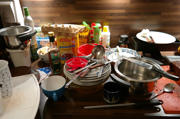 Rend a konyhaszekrényben