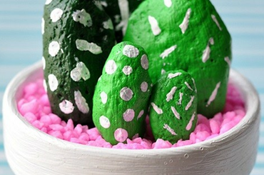 Nézd meg, hogy hogyan készül ez a szuper, kaktuszos dísz! 