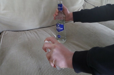 Vodkával takarítás