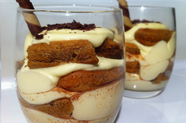 Poharas tiramisu recept