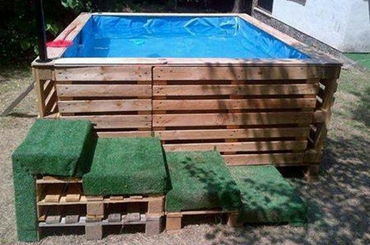 Így készíthetsz olcsón, raklapokból medencét! Raklap Medence