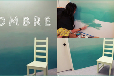 Ombre fal elkészítése