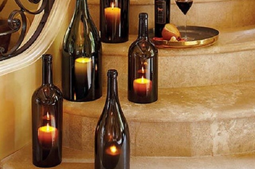 Üres borosüveg felhasználása - DIY