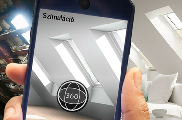 Tetőtér tervezés mobilon 