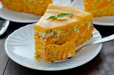 Őszi recept - sütőtökös túrótorta