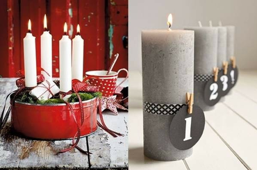 Adventi koszorú helyettesítő ötletek