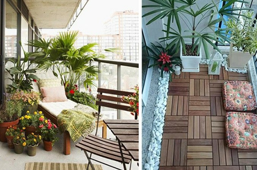Erkély vagy terasz megszépítése tavasszal