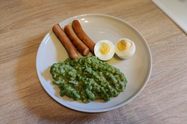 Diétás zöldborsófőzelék