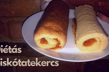Pár egyszerű hozzávalóból ISTENI sütemény: Diétás piskótatekercs