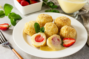 Diétás epres túrógombóc recept Epres túrógombóc