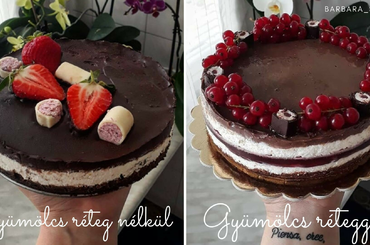 Egészséges túró rudi torta, a család nagy kedvence!