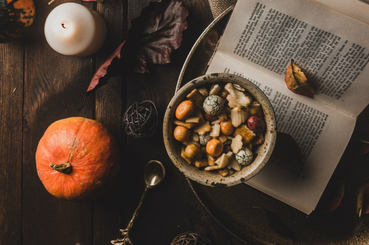 Egyszerű dekorációk őszre, Halloweenre