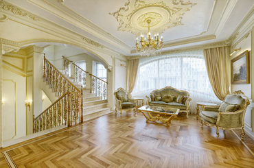 kastélyos hangulatú nappali