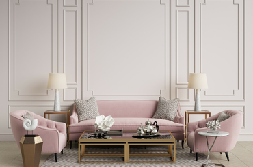 rózsaszín lakberendezés