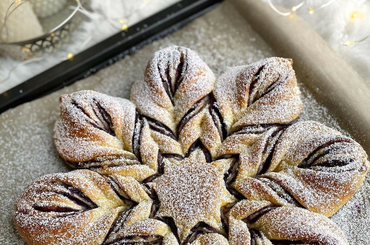 Csillag alakú babka recept