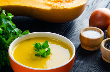 Sütőtök leves készítése