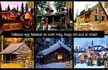Elárul rólad sok mindent ez a faház