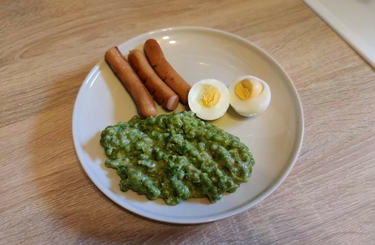 Diétás zöldborsófőzelék