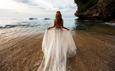 vízparti menyasszonyi ruha