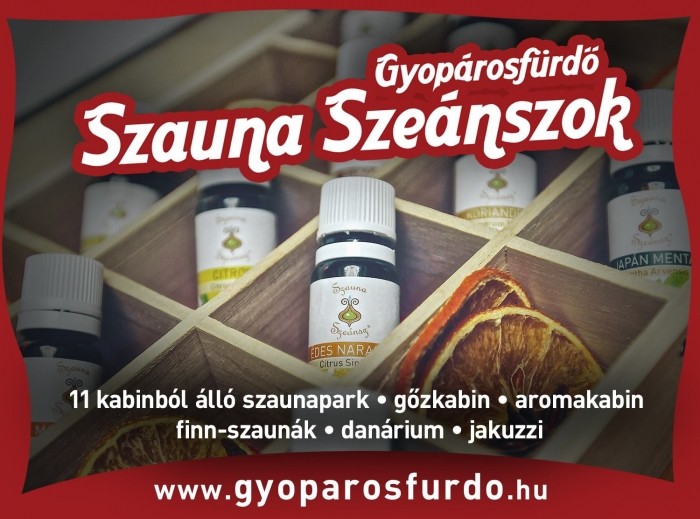 Szauna szeánsz Gyopárosfürdő 2018 Szauna szeánsz Gyopárosfürdő 2018