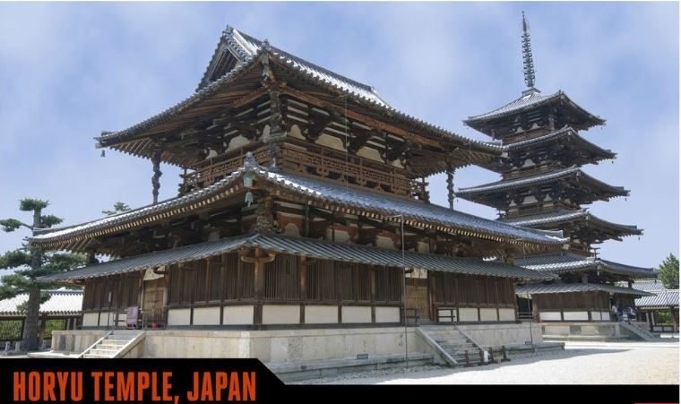 Horyu templom faszerkezete