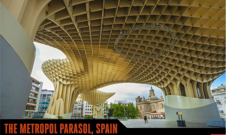 Metropol Parasol, faszerkezete