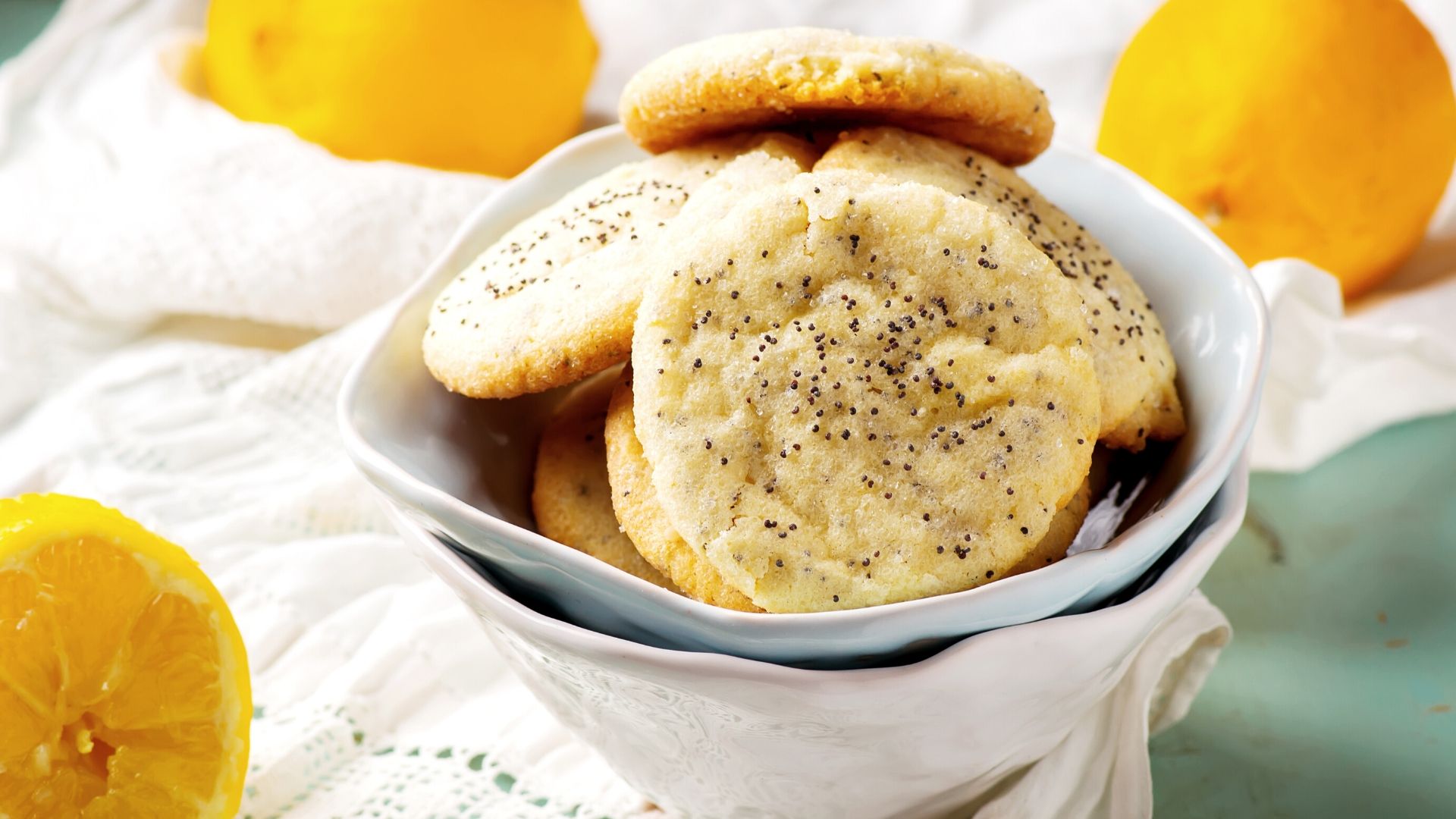 Egészséges citromos-mákos granola keksz