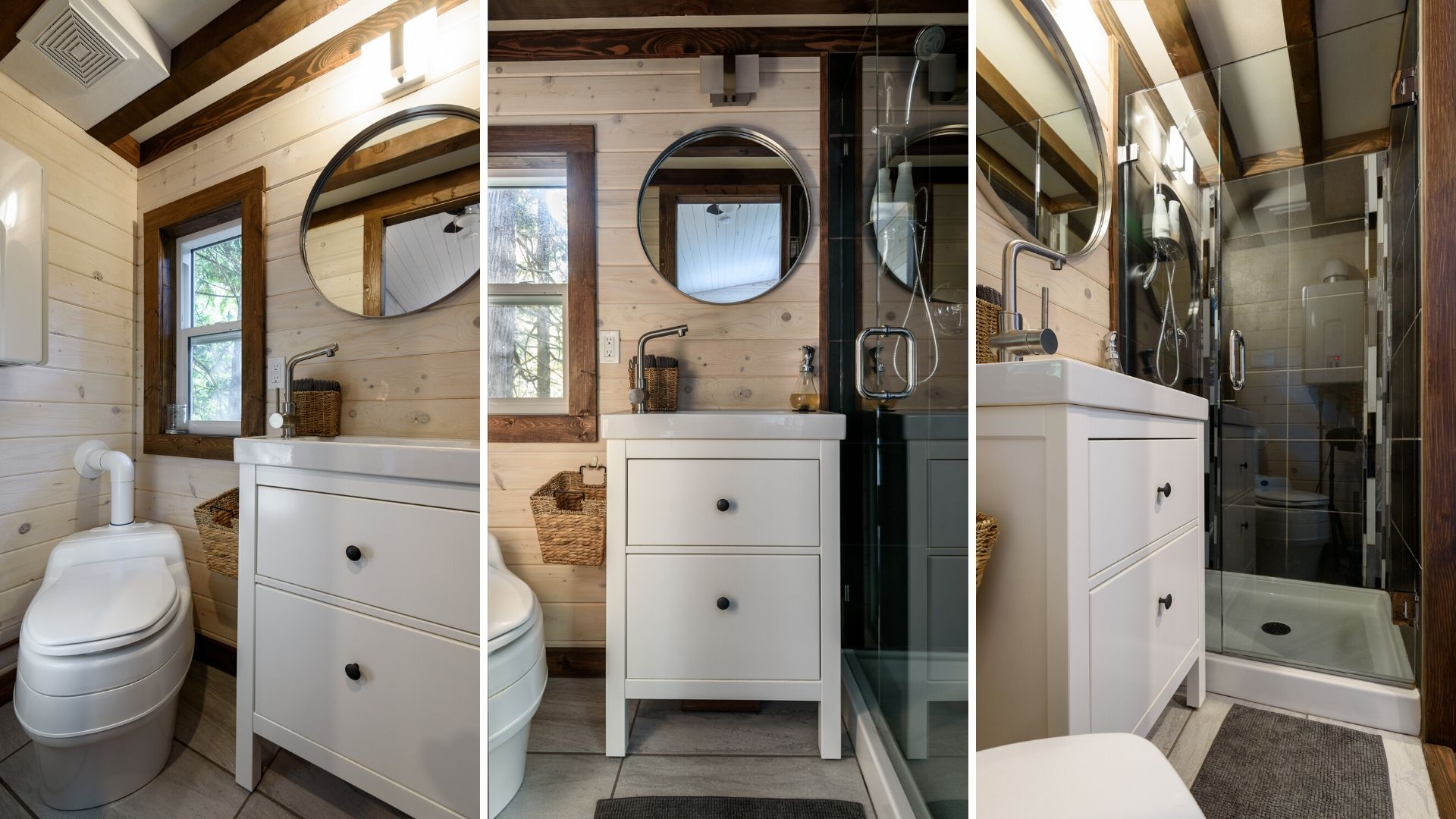 Gerendaház maximális kihasználással: fürdőszoba