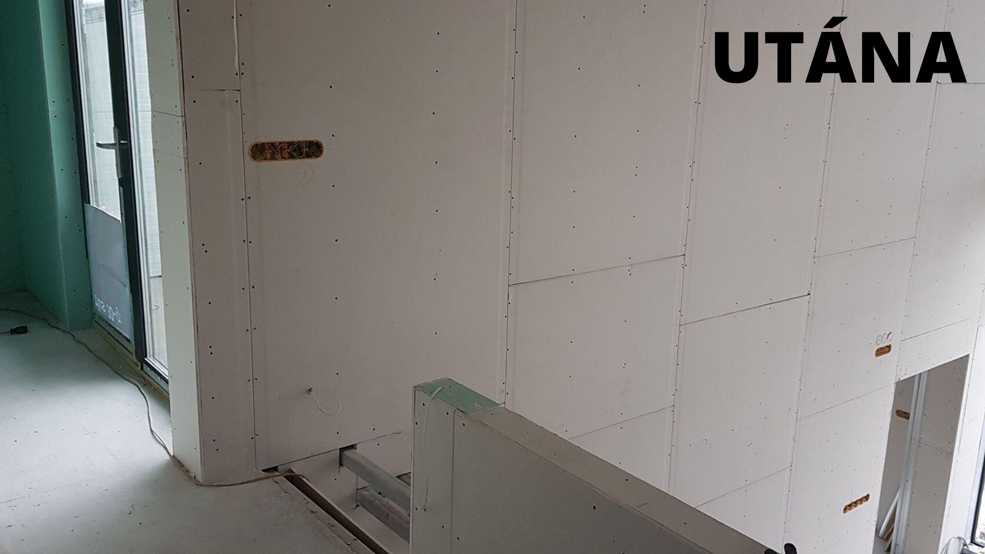 Kovács Ferenc gipszkarton munkája utáni kép