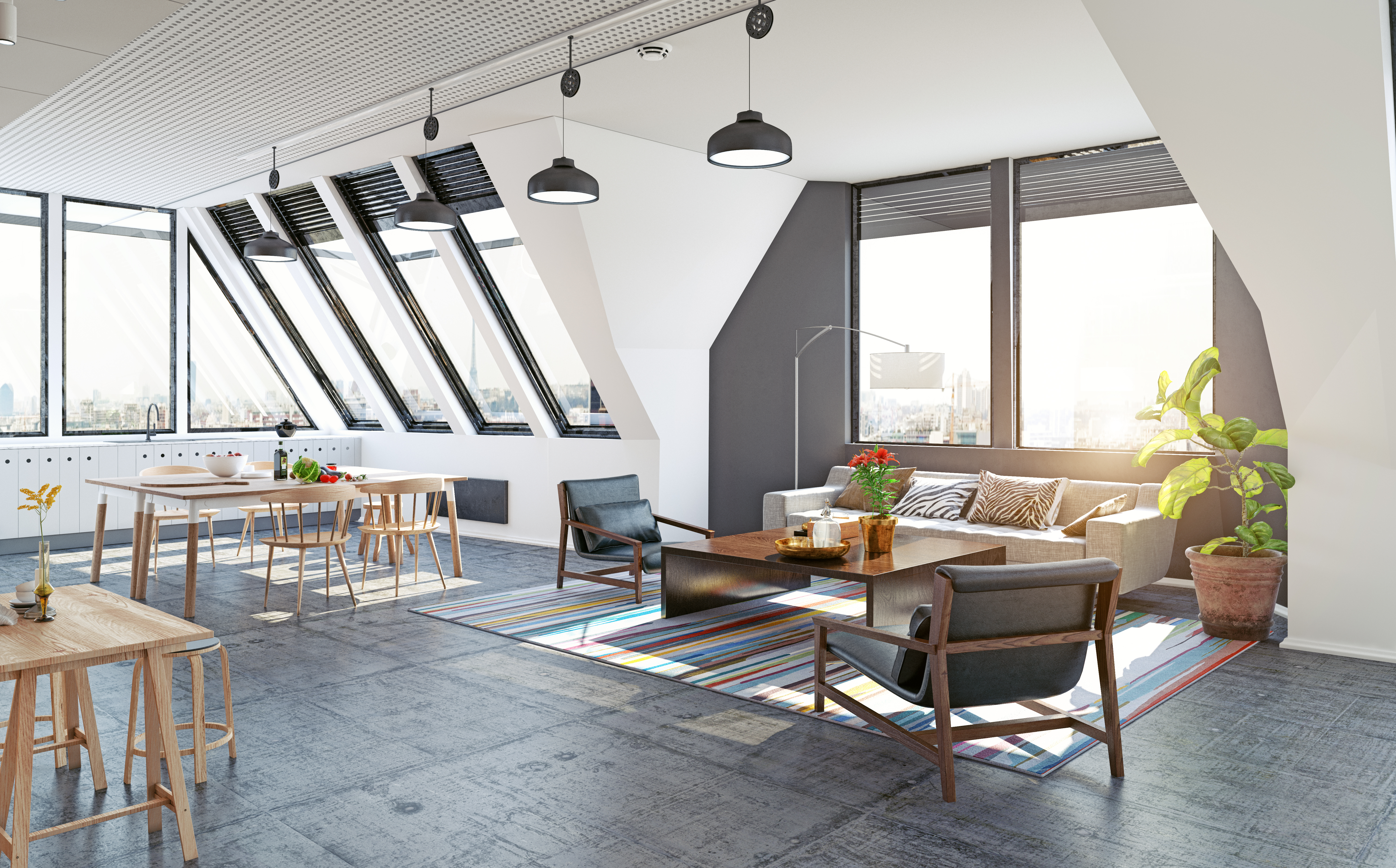 ingatlanos kifejezések - manzárdlakás