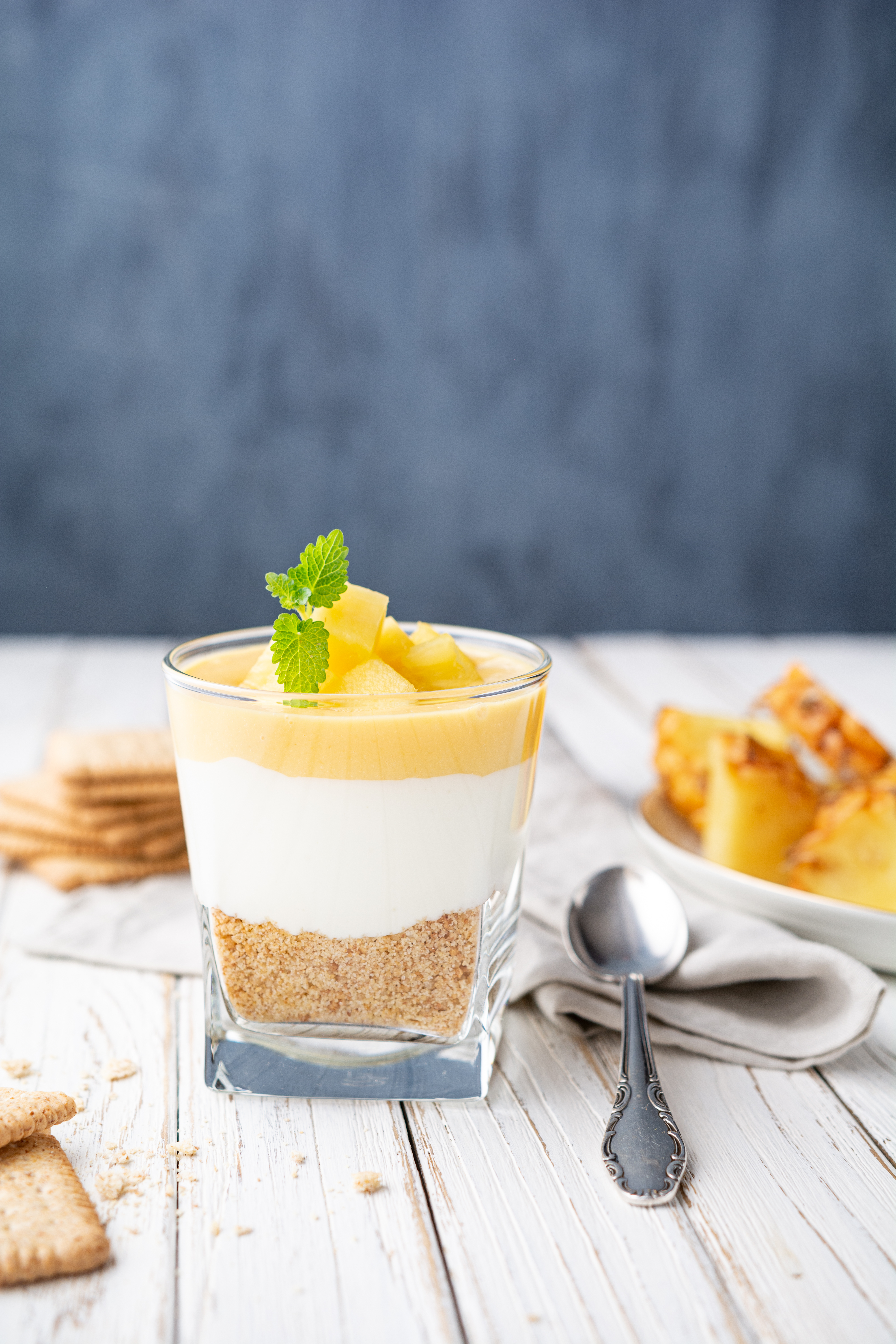 Pina Colada pite pohárkrém