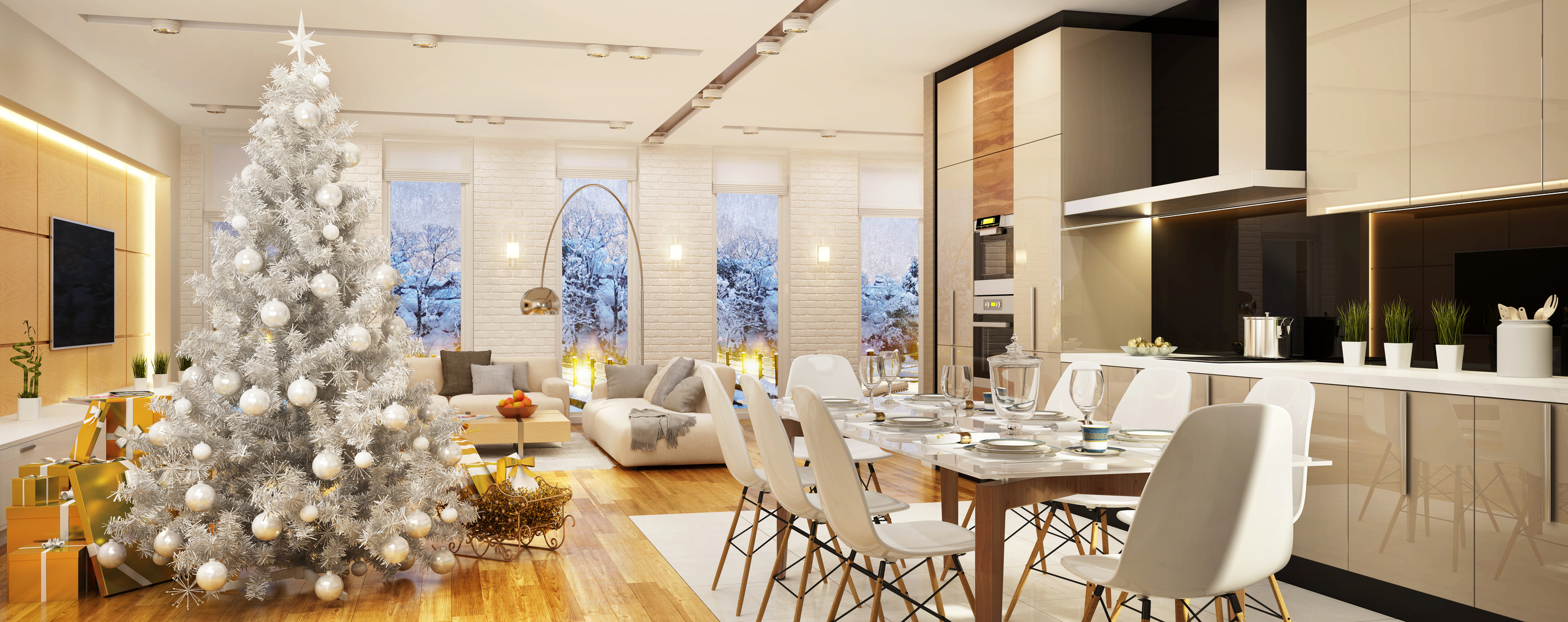 Karácsonyi, ünnepi, téli dekoráció